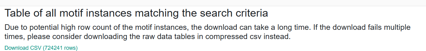 download table